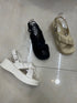 Spring Chic Cross Strap Buckle Sandals